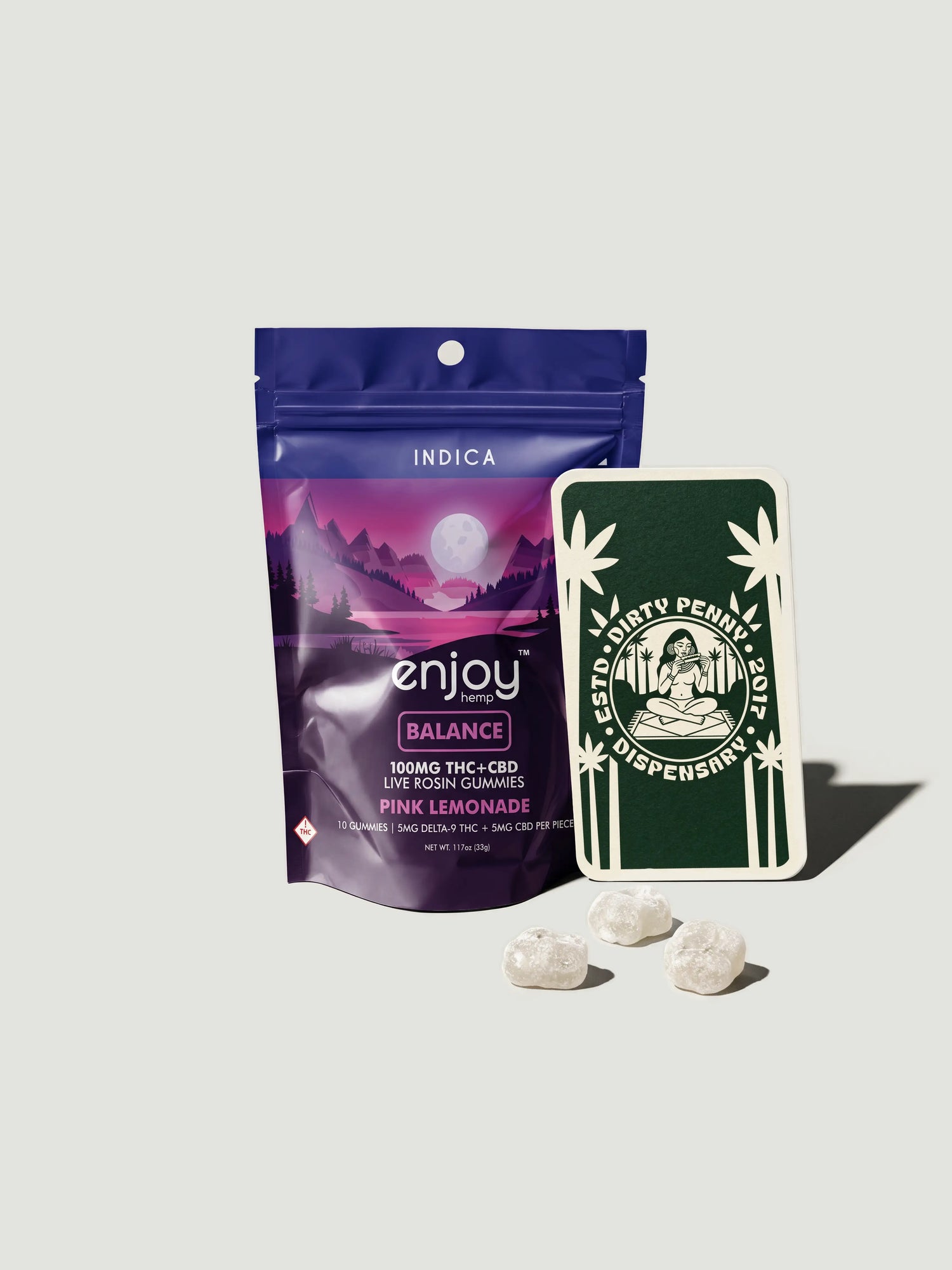 100mg Balance Microdose THC+CBD | Pink Lemonade (Indica)