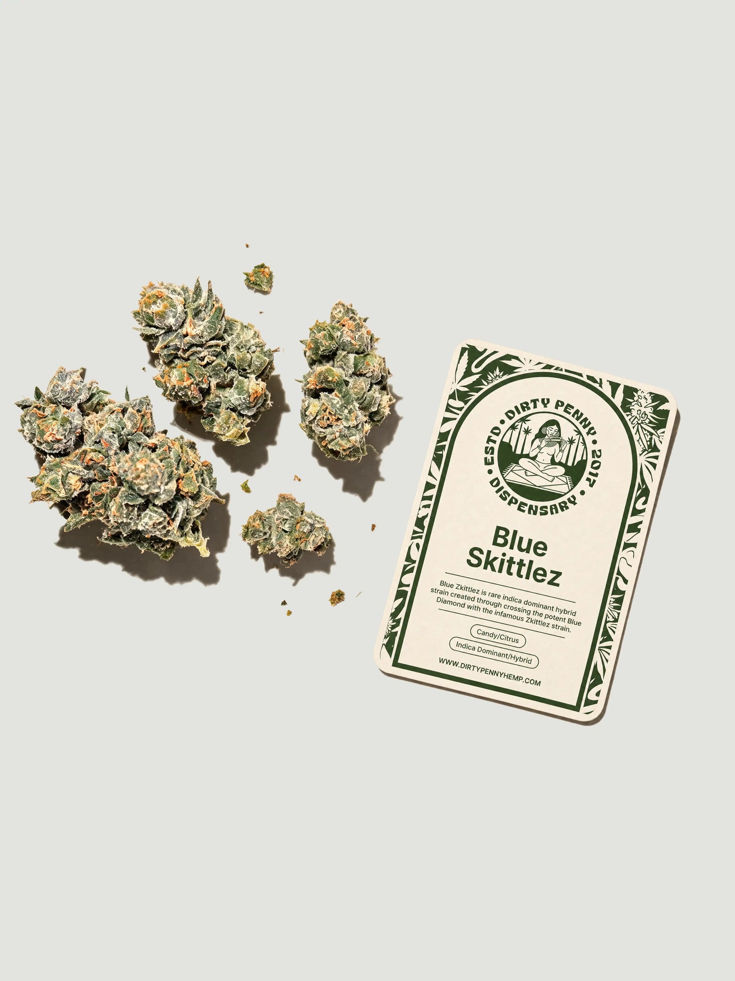 Dirty Penny Platinum THCA Flower — Blue Skittlez