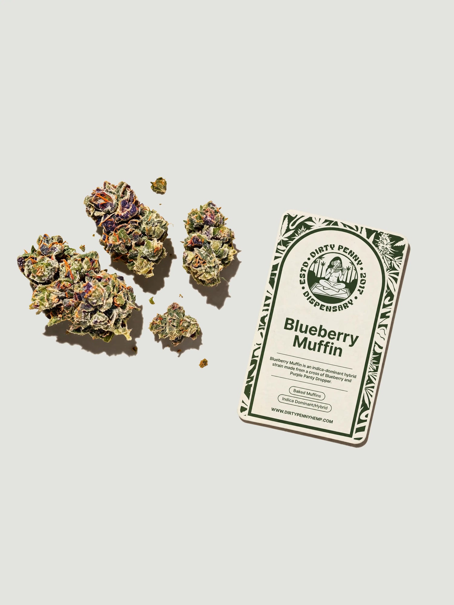 Dirty Penny Platinum THCA Flower — Blueberry Muffin