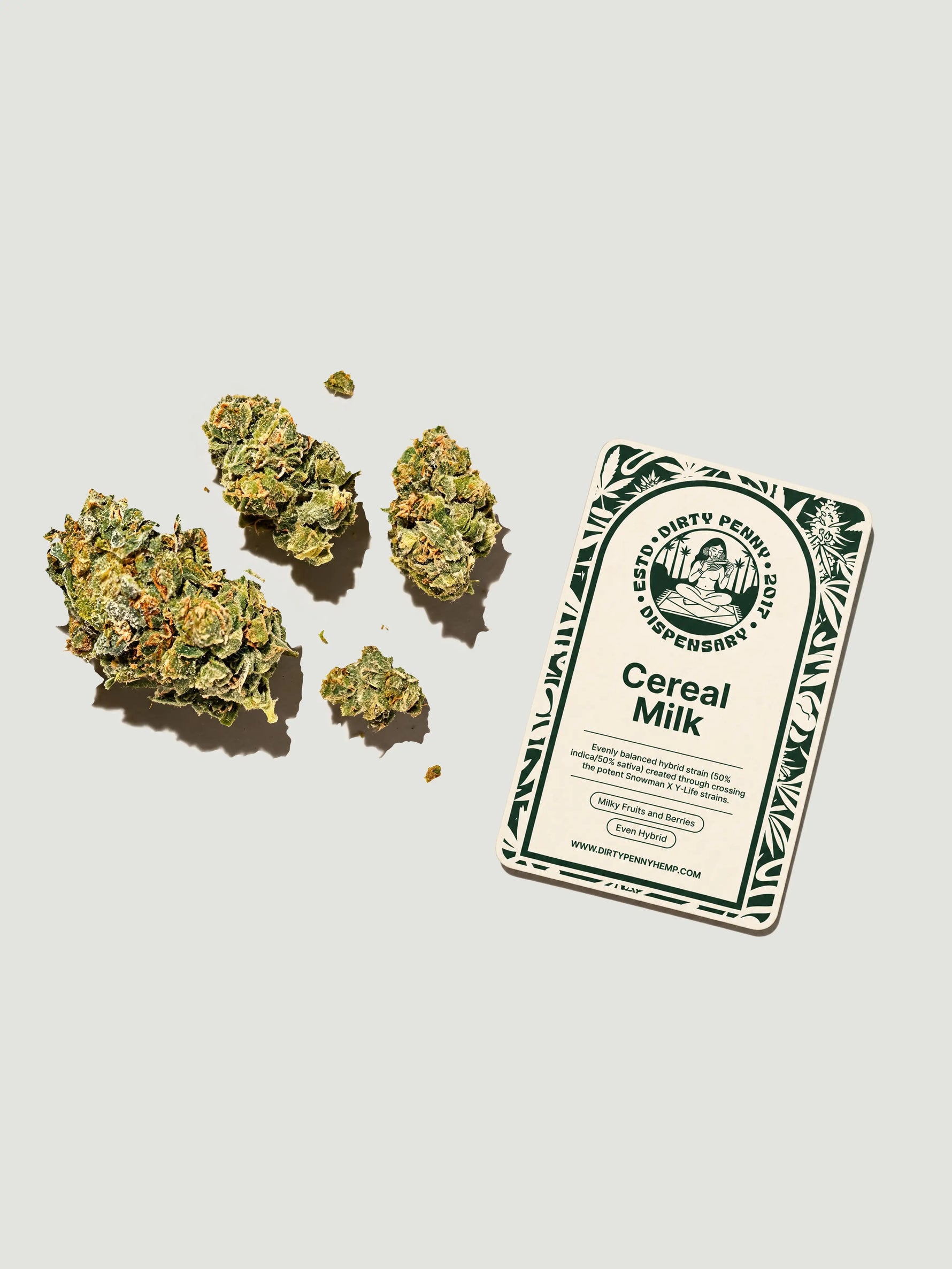 Cereal Milk THCA flower 3.5g - Dirty Penny Hemp Co