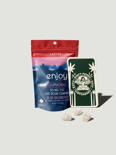 Enjoy Hemp 50mg THC Euphoria Microdose Gummies Sativa