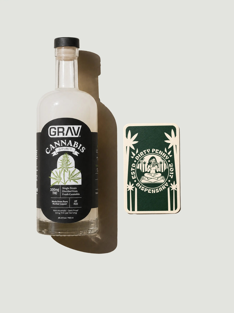 GRAV Cannabis Spirit Lot 121 Black Label 750ml 300mg THC