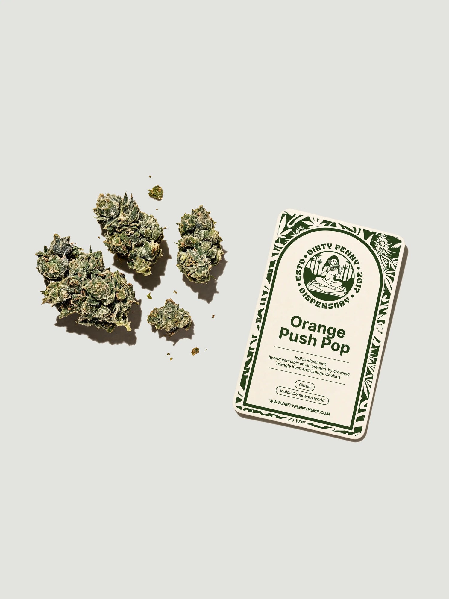 Dirty Penny Platinum THCA Flower — Orange Push Pop