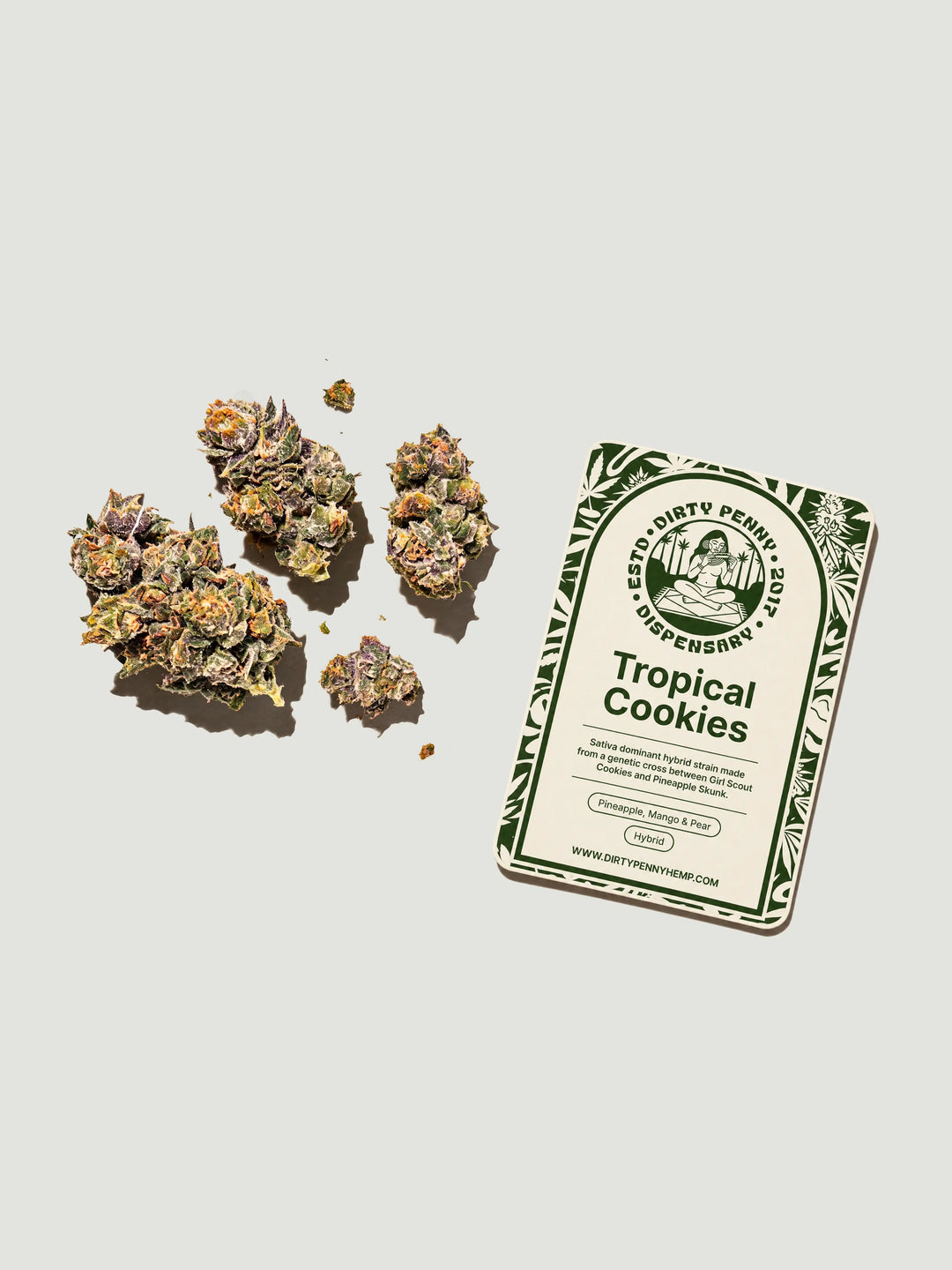 Tropical Cookies THCA flower 3.5g - Dirty Penny Hemp Co