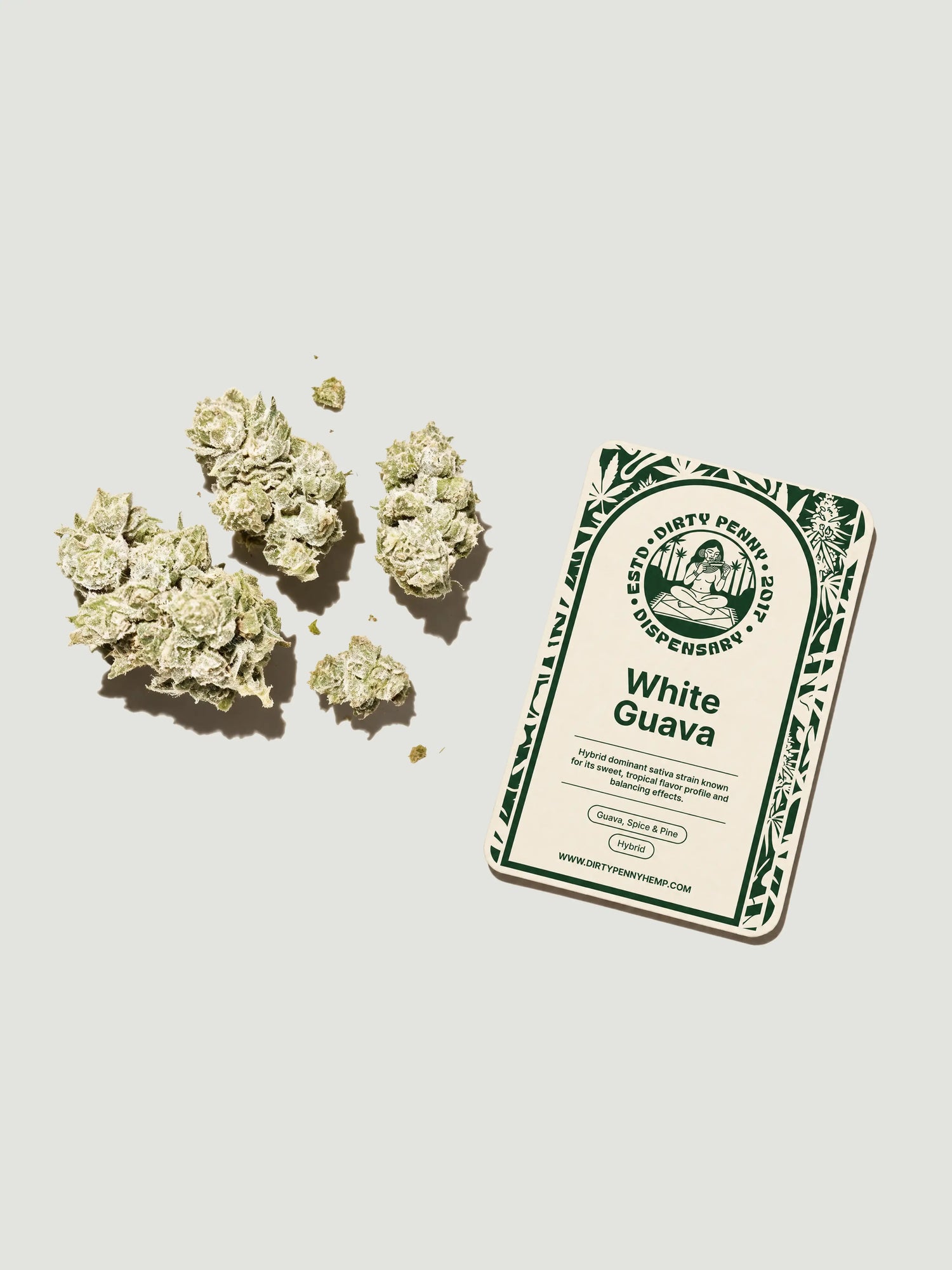 White Guava THCA flower 3.5g - Dirty Penny Hemp Co