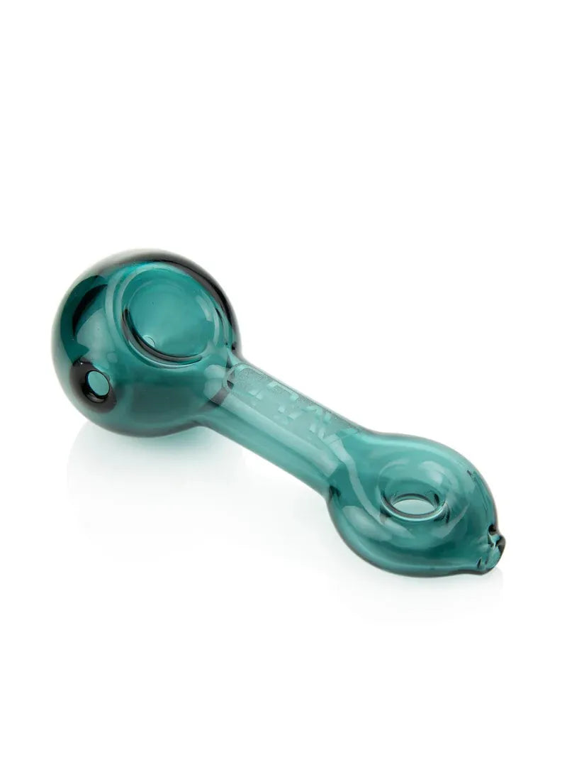 Mini Spoon Glass Hand Pipe, Lake Green