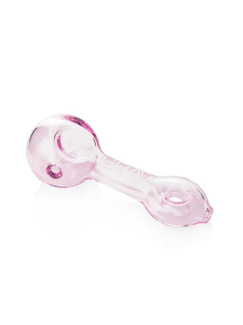 Mini Spoon Glass Hand Pipe, Pink