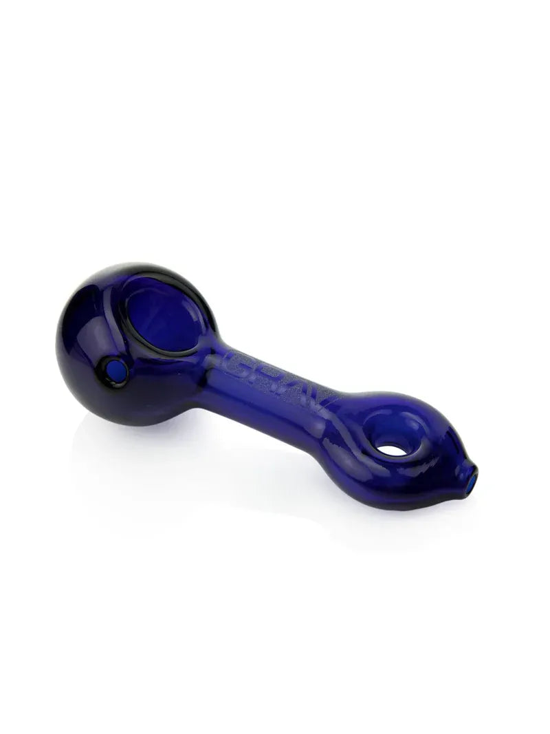 Mini Spoon Glass Hand Pipe, Blue
