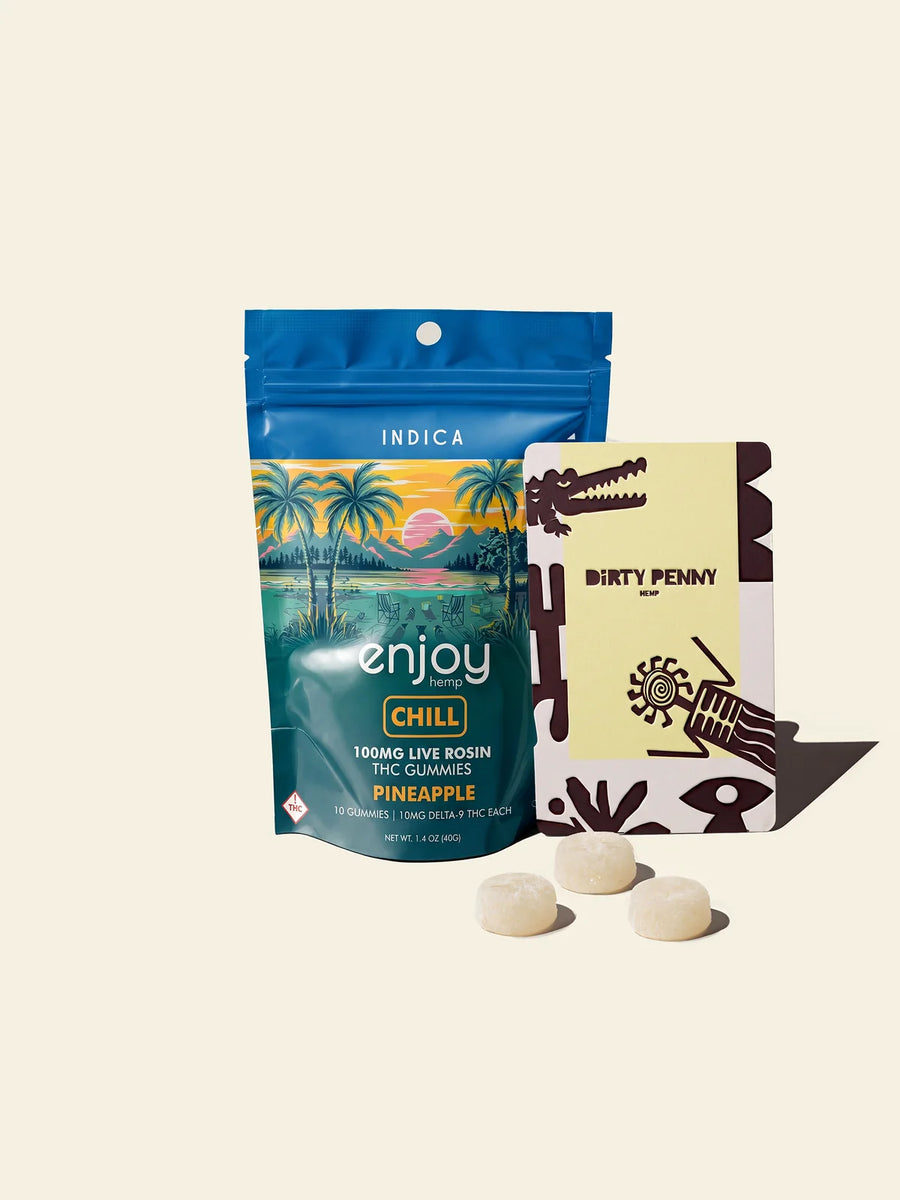Enjoy Hemp 100mg THC Bliss Gummies Strawberry Hybrid 10ct